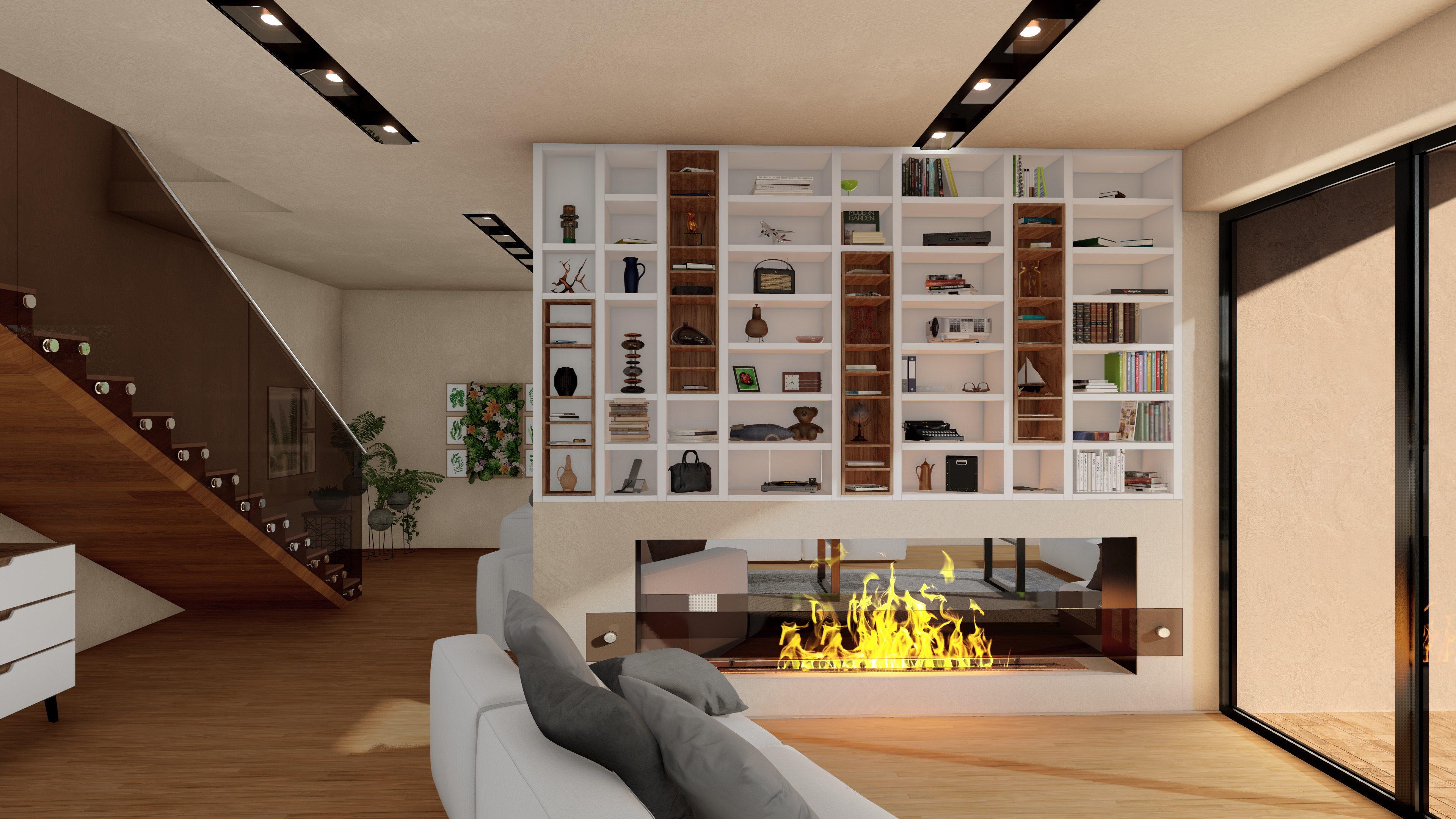 Villa A Main Living Room View 3